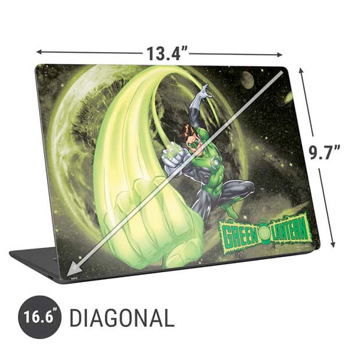 DC Comics Green Lantern Super Punch Universal Laptop 16.6in (13.4 x 9.7in) Skin